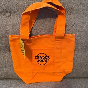 Trader Joe's Orange Tote Bag